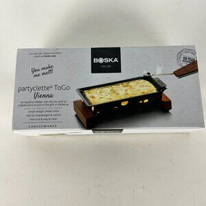 Boska Partyclette To Go Compact Fondue Set Holland CanTake It Anywhere Brand New
